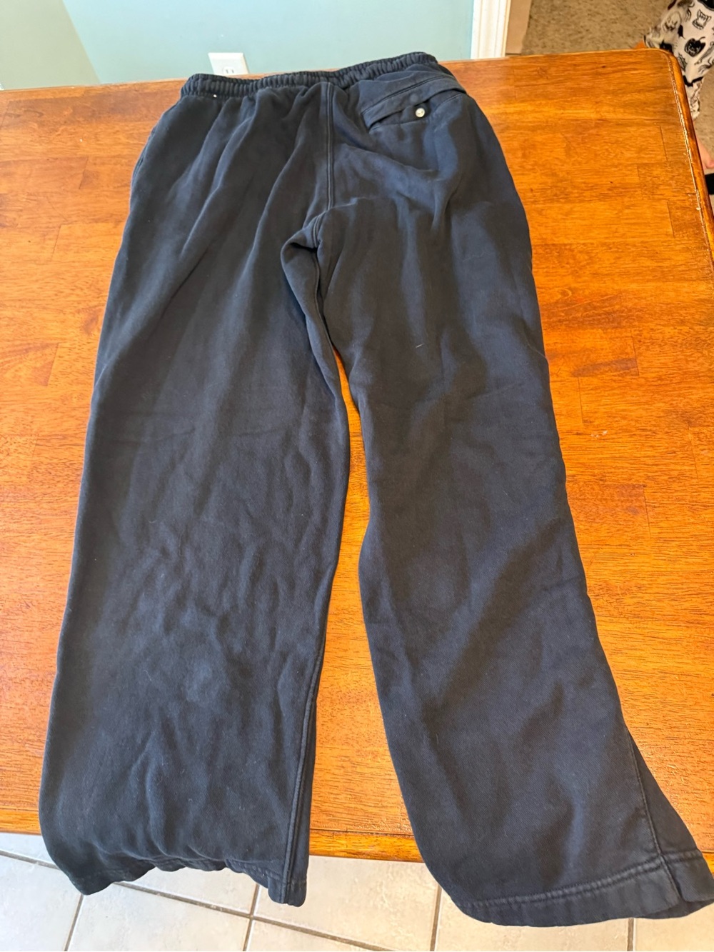 Nike Sportswear Womens Club Fleece Open Hem Straight Leg Sweatpants Black Size M - Picture 7 of 9